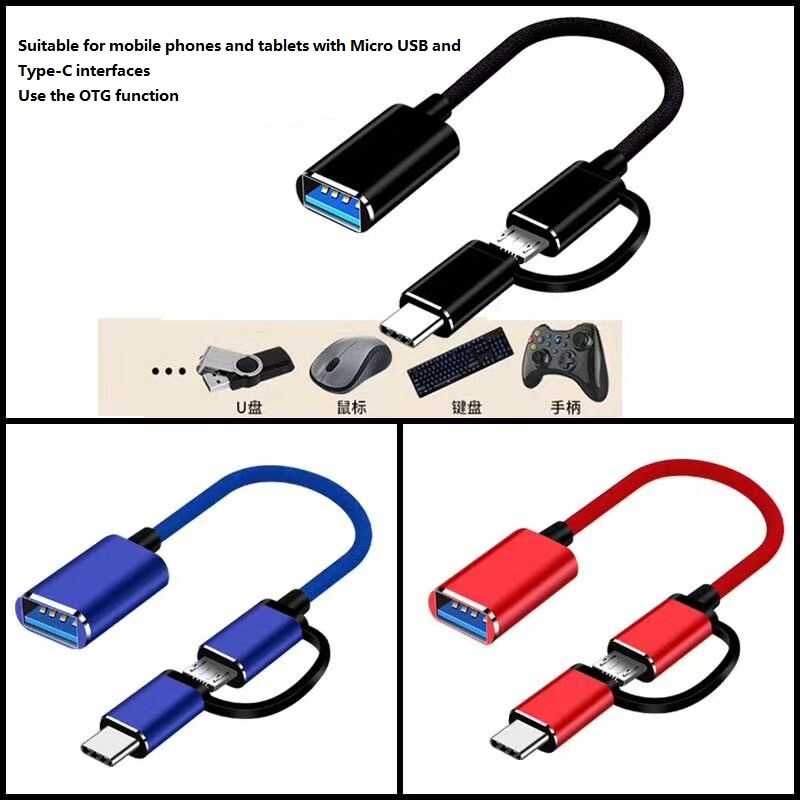 Usb Converter Is Geschikt Voor Otg Kabel USB-C Male Naar USB3.0 Vrouwelijke Converter Type-C Micro Interface Mobiele Telefoons en Tabletten