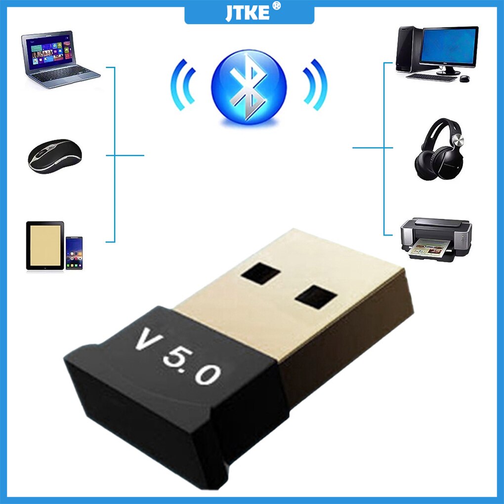 Usb Bluetooth Adapters Bt 5.0 Usb Draadloze Computer Adapter Audio Ontvanger Zender Dongles Laptop Oortelefoon Ble Mini