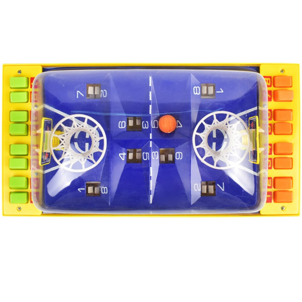 Finger Playing Game Parent-child Interactive Basketball Field (Yellow)