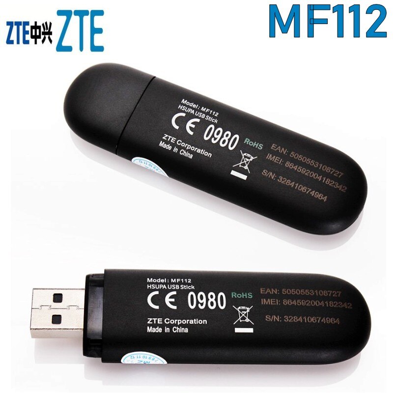 Usb banda larga dongle zte mf112 modem 7.2mbps