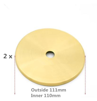 M10 See Durcheinander Gefaltet Runde Kappe Glas Keramik Mund Kappe Hohl Rohr Abdichtung Runde Blatt Beleuchtung Zubehör DIY Lampenschirm Abdeckung: verrotten