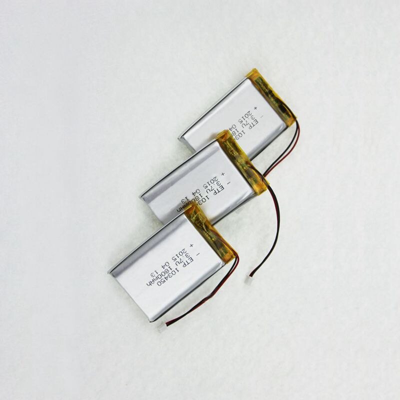 103450 3.7V 1800MAH lipo polymère lithium batterie rechargeable pour MP3 GPS navigateur DVD enregistreur casque e-book caméra