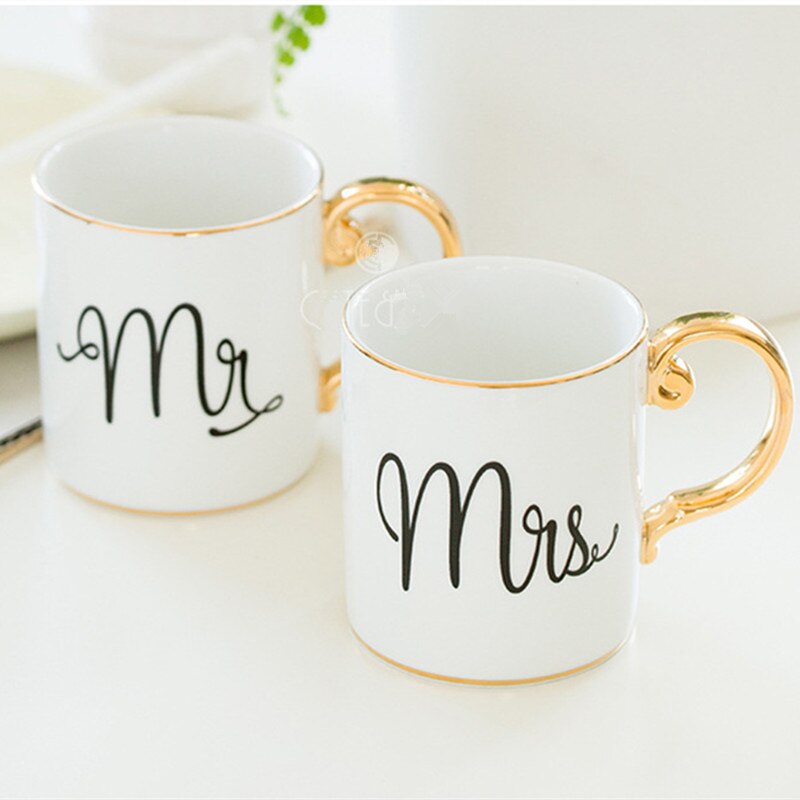 1 par porcelæn te kop til kæreste kæreste jubilæum bryllupsfest favor valentinsdag