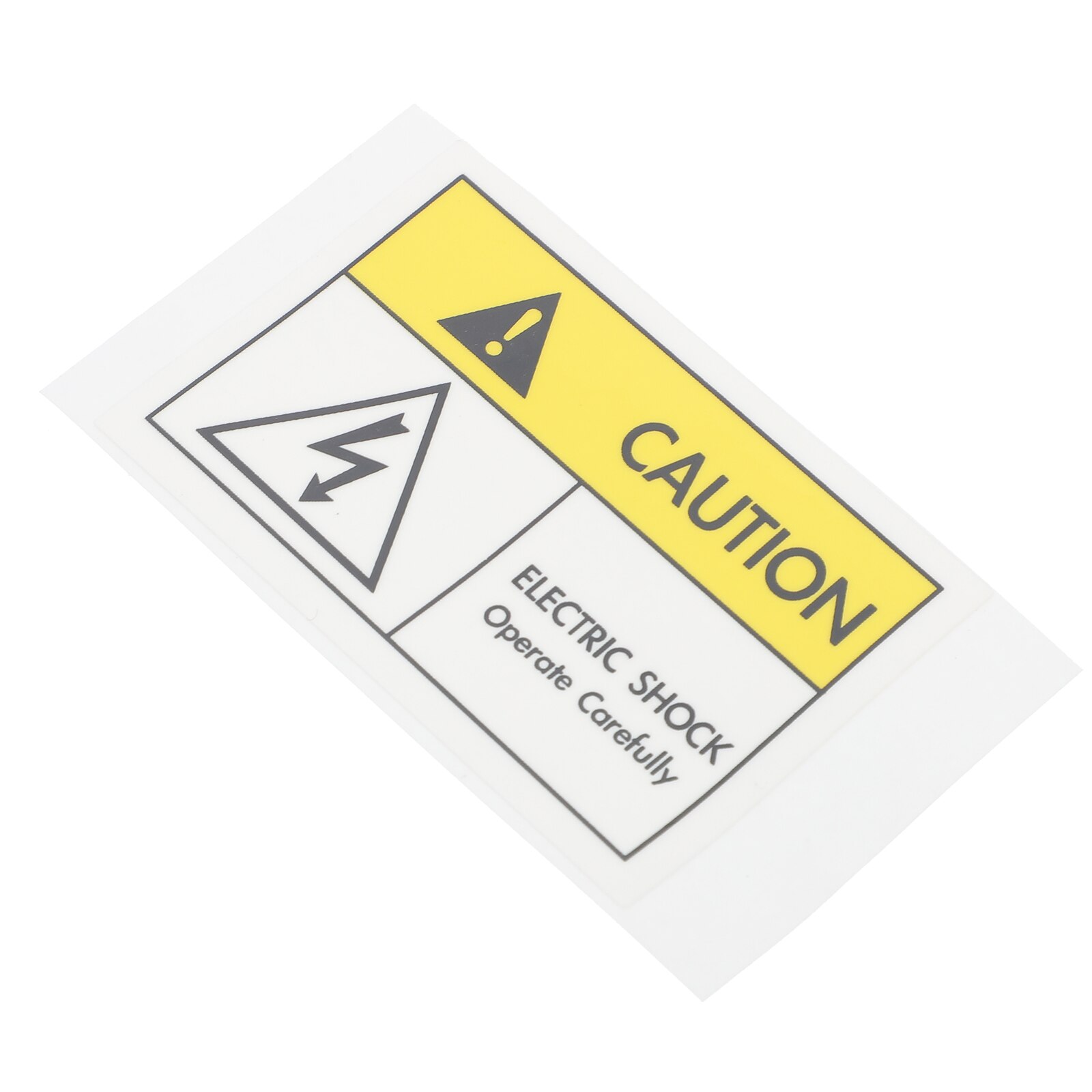1Pc Waarschuwing Elektrische Schokken Sign Decal Elektrische Schokken Waarschuwing Label Sticker