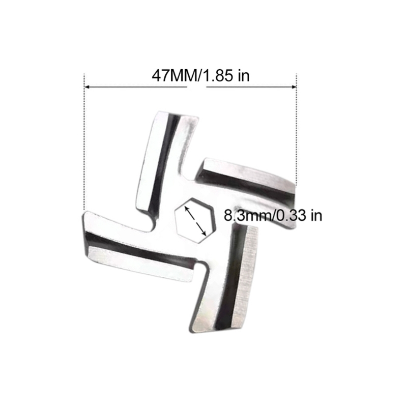 Stainless Steel Meat Grinder Plate Discs Plate Blade Mincer Plate Meat Grinder Replacement Accessories for Kitchen: WHITE