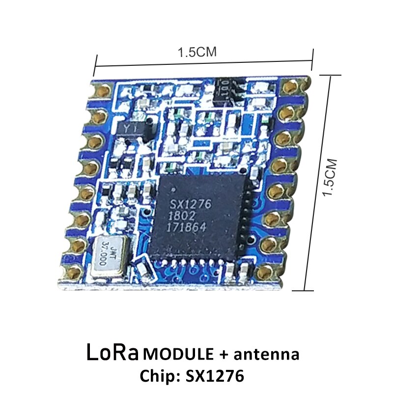 Grandwisdom 868MHz Super-niedrig-Energie RF LoRa modul SX1276 Chip Lange-Abstand kommunikation Empfänger Absender SPI IOT antenne