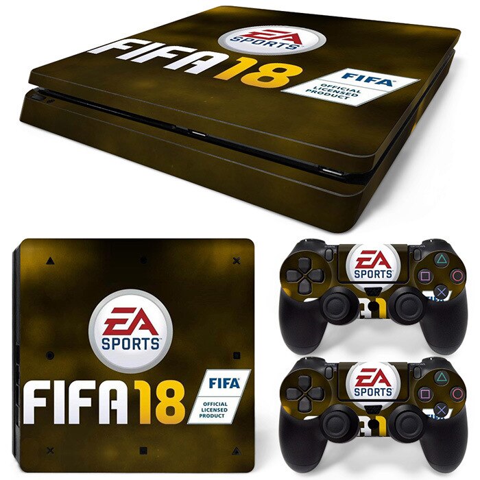 Ps4 slanke spillkonsoller selvklebende papir fargerike klistremerker hud klistremerke kule klistremerker fifa 19: Tn  ps4 slank 1713