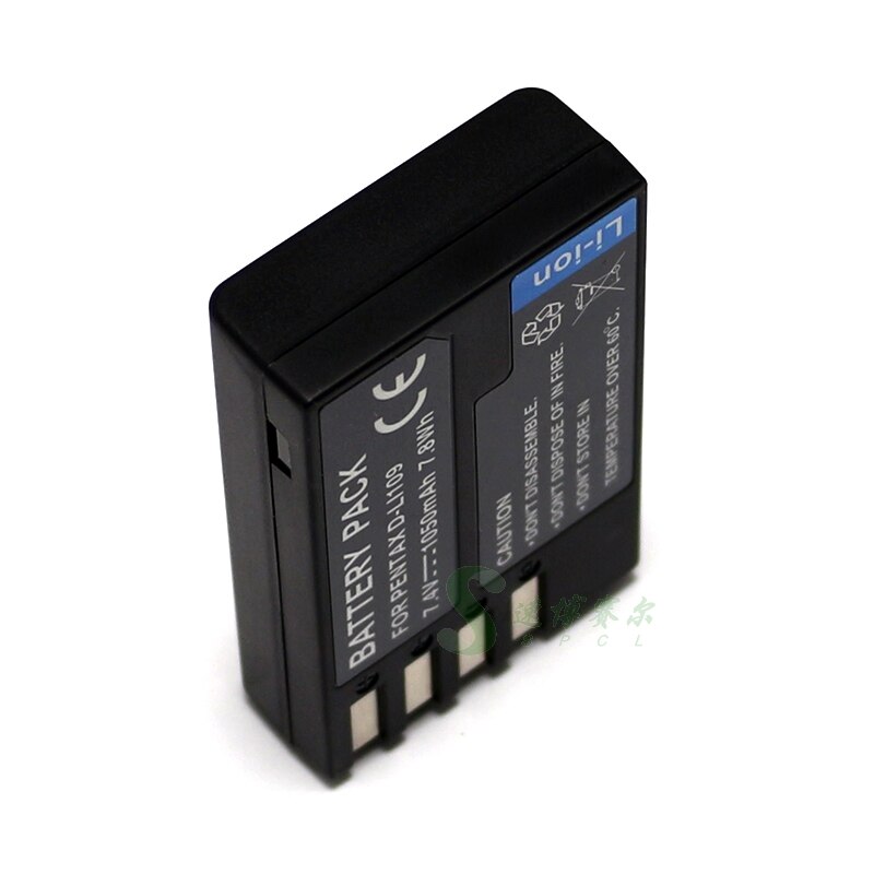 Batterie D-LI109 pour appareil photo PENTAX KP K-70 k-r K-30 K-50 K-S1 K-S2 K-500 K70 Kr K30 K50 KS1 KS2 K500 DSLR