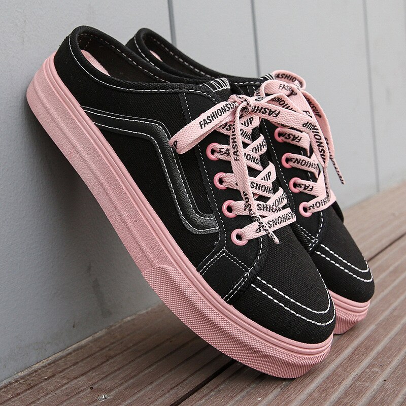 Dames Casual Witte Canvas Schoenen - Nieuwe Zomer- & Lente Stijl, Studenten Platte Sneakers, Boardschoenen – koop de beste producten in de online winkel Dames Casual Witte Canvas Schoenen - Nieuwe Zomer- & Lente Stijl, Studenten Platte Sneakers, Boardschoenen – koop de beste producten in de online winkel