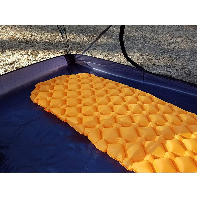 Zerbino gonfiabile di campeggio esterna zerbino treccia ultralet letto aria bærbar sacco a pelo tenda pad campeggio