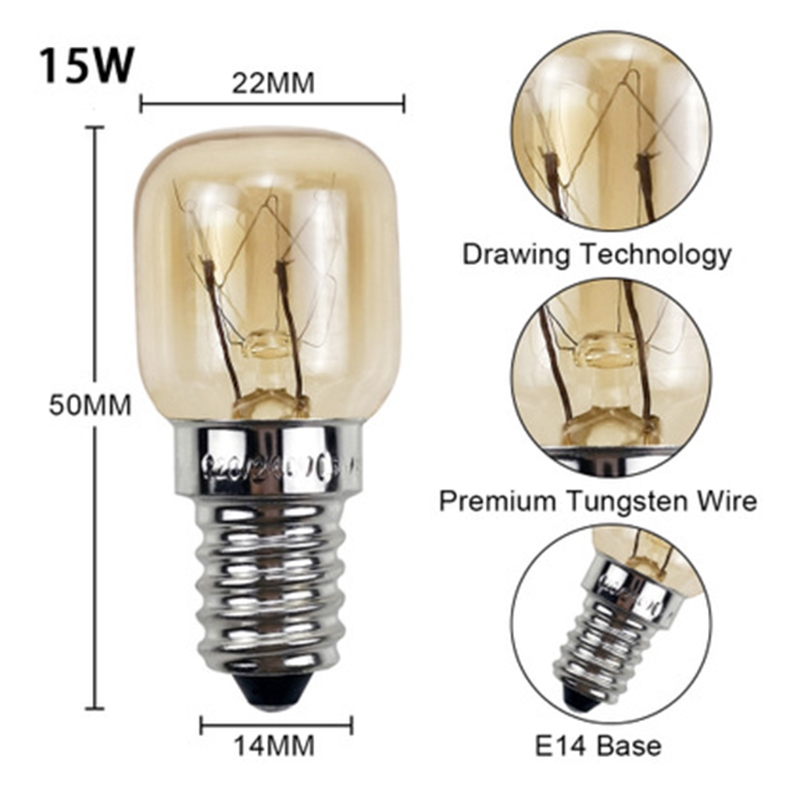 220V E14 300 Graden Hittebestendig Magnetron Lamp Fornuis Lamp Verlichting Lamp