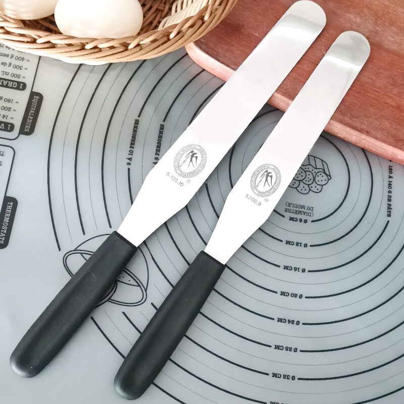 Cake Spatula Cream Spatula Scraper Baking Cake Tool Stainless Steel Cake Spatula Smoothing Cake Decoration Tool
