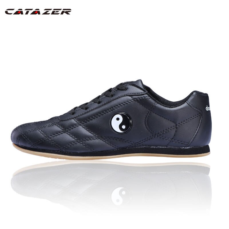 Kung Fu Tai Chi Shoes Martial Arts Sports Wing Chun Wushu Excercise Sneakers: Black / 38