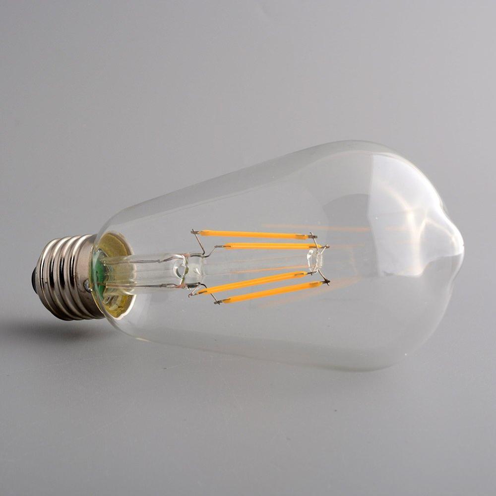 Vintage Light Bulb Retro Edison Style LED Filament Home Exhibition Lamp E27 4W - ST64