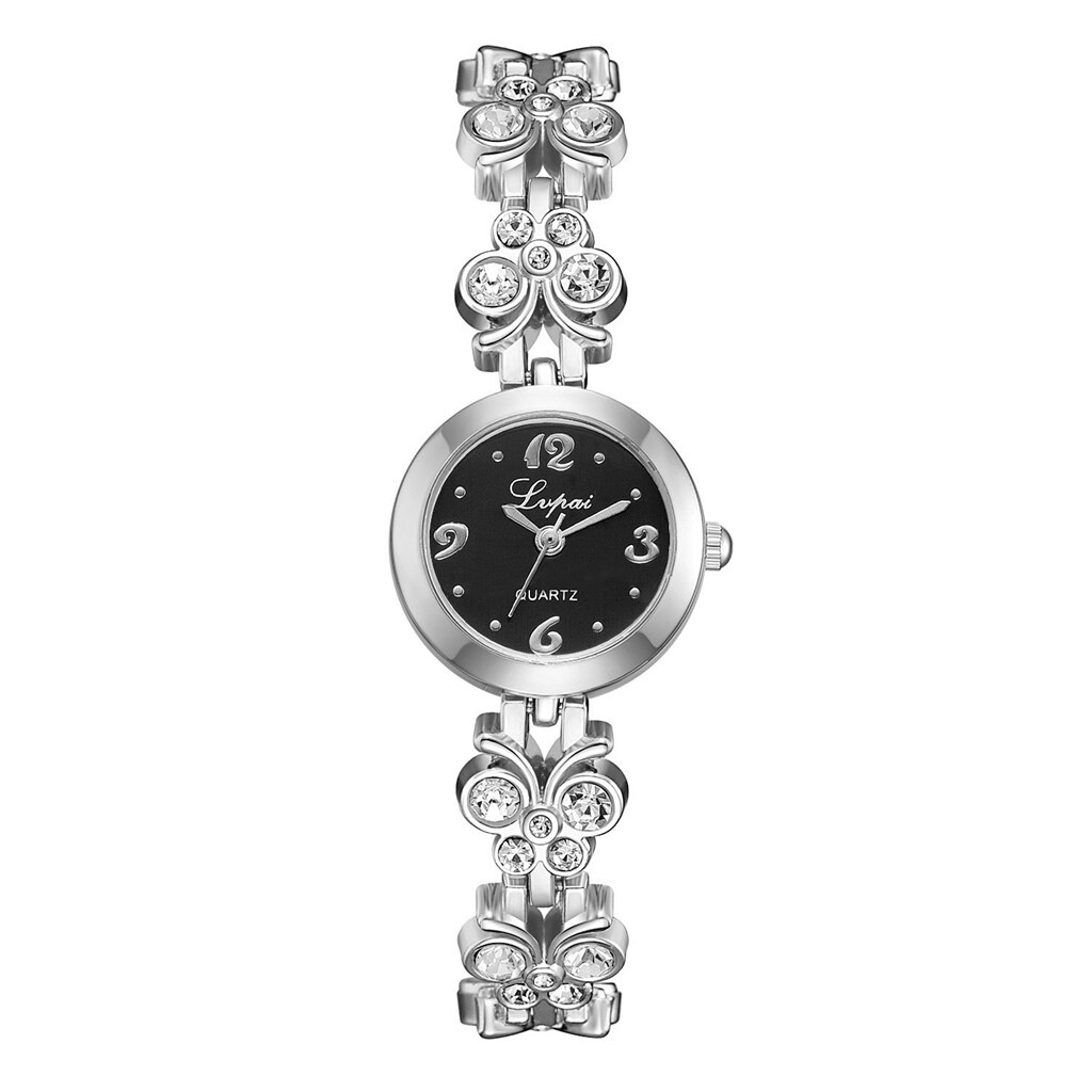 Lvpai Luxe Casual Mode Armband Horloge Bloem Band Polshorloge Jurk Elegantie Quartz Horloge Voor Vrouwen Horloge