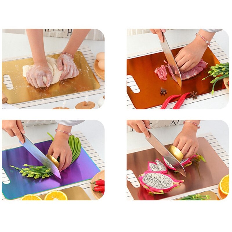 1Pc Chopping Blocks Kitchen Utensil Hangable Kitchenware Food Slice Cutting Storage Chopping Board Kitchen Supplies