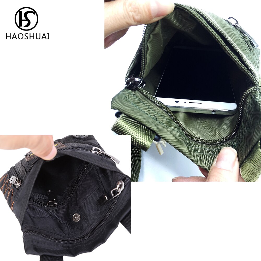 Men Mini Crossbody Phone Bag Nylon Waterproof Casual Bag Brand Crossbody Messenger Bag Small