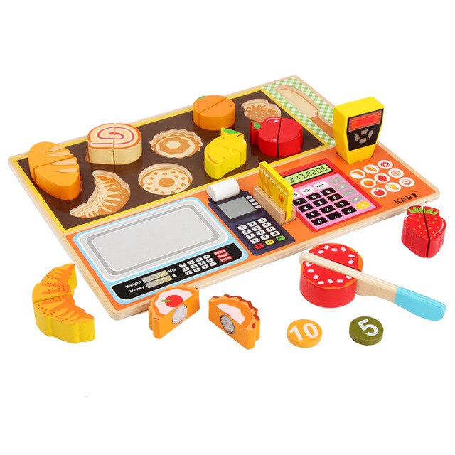Pretenderen Spelen Met Speelgoed Keuken Speelgoed Gesimuleerde Barbecue Fruit Snijden Sets Houten Kinderen Speelgoed Kinderen Verjaardagscadeautjes: Shop