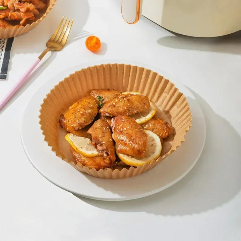 50/100 pezzi di carta antiaderente per alimenti, friggitrice ad aria, carta usa e getta, forno a microonde, carta per friggere, cucina, dessert, barbecue, utensili da forno