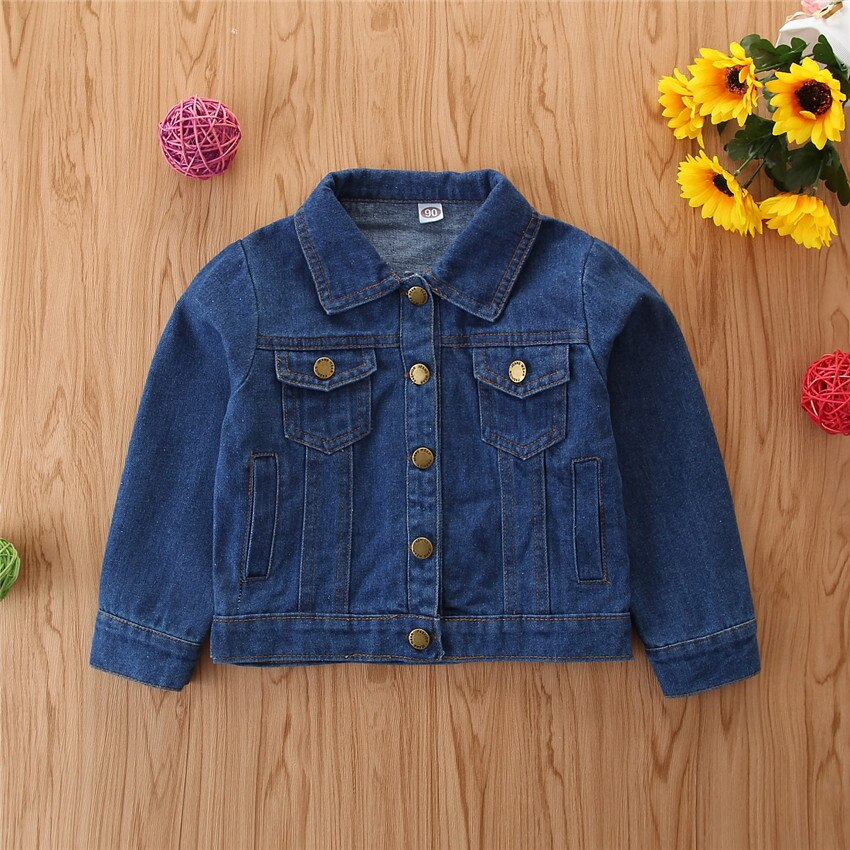 Herbst Koreanische Mädchen Jean Jacke freundlicher Denim Jacke Mädchen Kurze Jacke freundlicher Mantel