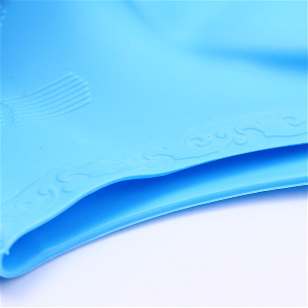 Man women high spandex large size swimming wear hat Adults Waterproof swimming caps silicone swimming hat Protect Ears
