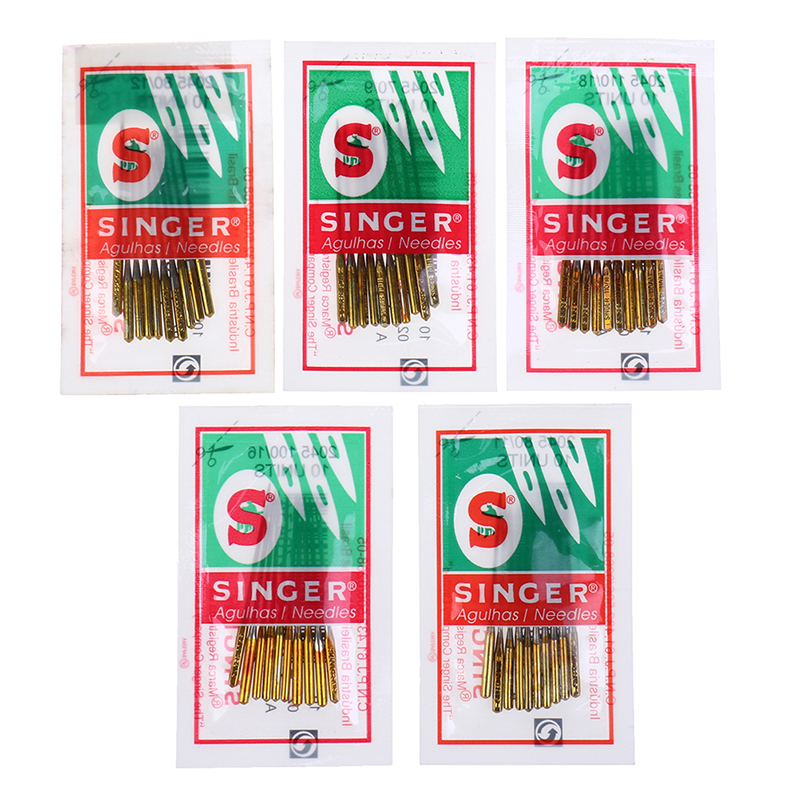 10/50pcs Singer Needles Sewing Needle Domestic Sewing Needle Multifunctional Electric Sewing Machine Titanium Plated Needle
