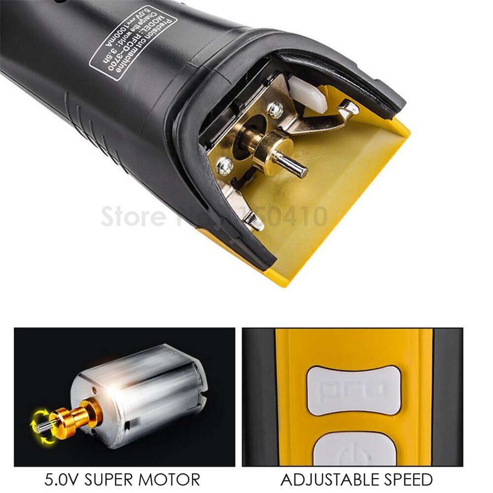 Electric Hair Clipper 25W Rechargeable Hair Trimmer for Men Baby Salon Hair Cutting Machine LED Display 110-220V