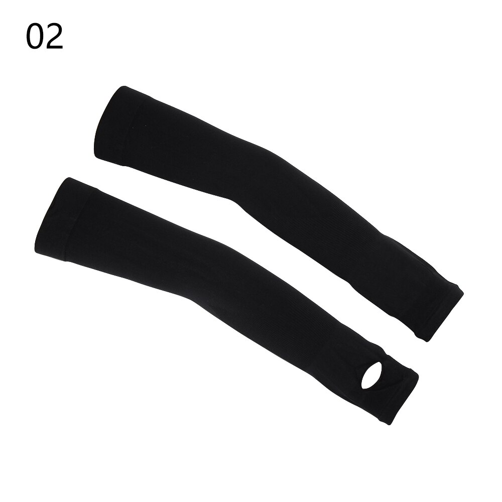 2 uds mangas de brazo calentadores de seguridad deportiva para correr sol UV protección de mano cubierta de manga calentador de enfriamiento para ciclismo, pesca de Golf: 2