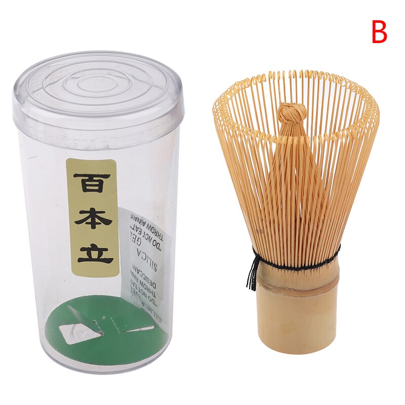 1pc japanske ceremoni bambus matcha praktisk visp kaffe grøn te børste bambus chasen nyttige børste værktøjer køkken tilbehør: B