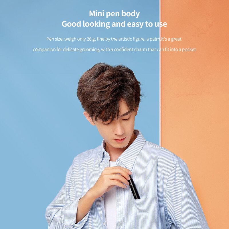 Xiaomi Mijia Mini Elektrische Neus Trimmer Draagbare Oor Neus Haar Scheerapparaat Clipper Waterdichte Veilig Cleaner Mannen Verwijderen Cleaner Tool