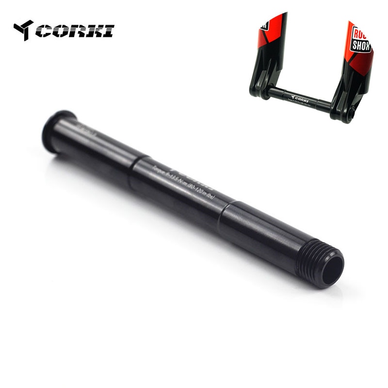 Corki Mountain Bike Bicycle Front Hubs Tube Shaft For ROCK SHOX 100*15 Fork Pike DJ RC RCT3 Thru Axle Lever Bicycle Accessories