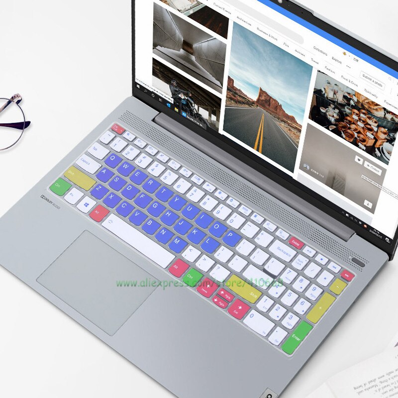 Silicone Laptop Keyboard Cover Skin Protector For Lenovo ThinkBook 15 Gen 2 G2 ITL 15-iil 15-fa / Lenovo ThinkBook 15p 15.6 inch: Color 1