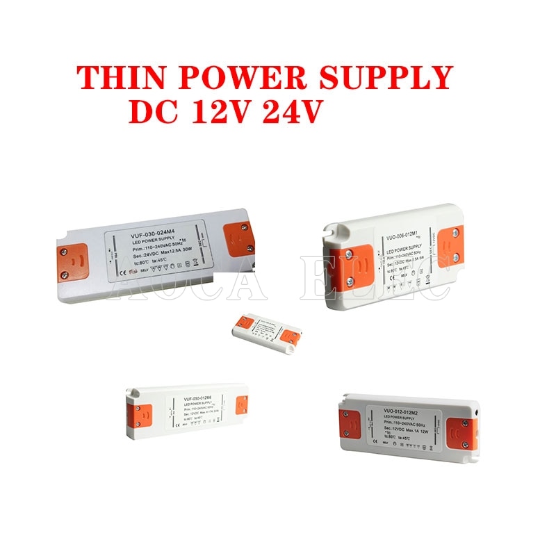12 volts alimentation 12 V LED pilote 20W 30W 40W 50W 60W AC 110V 220V à 12 V DC transformateur d'éclairage adaptateur pour LED bande CCTV