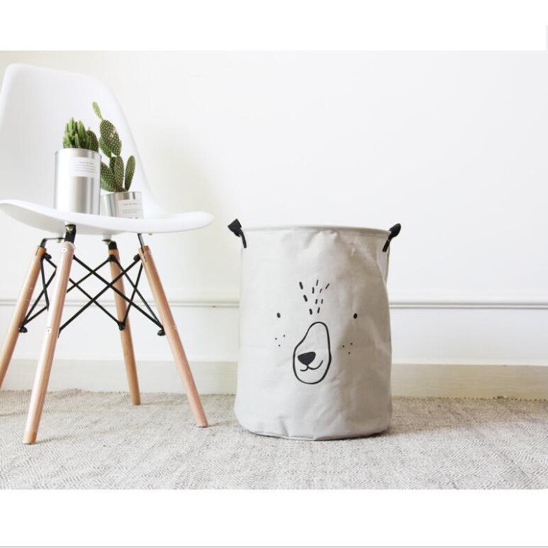 Grand panier à linge, joli panier de rangement pour vêtements, motif dessin animé, pour la maison, pour jouets d'enfants