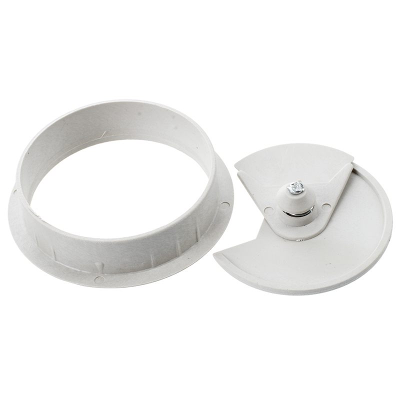 - 10 stk hjemmekontor skrivebord bord computer 60mm kabel ledning gennemføring hul grå