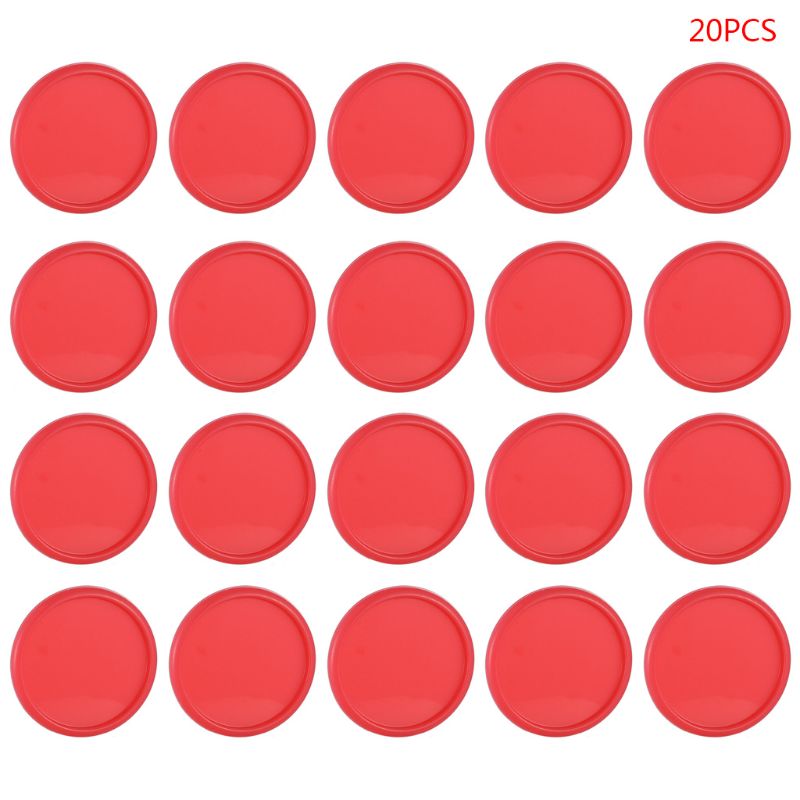 Anillo de plástico para portátil de 35mm de 20 uds, disco con orificio para setas, suministros de oficina G92E: Rojo