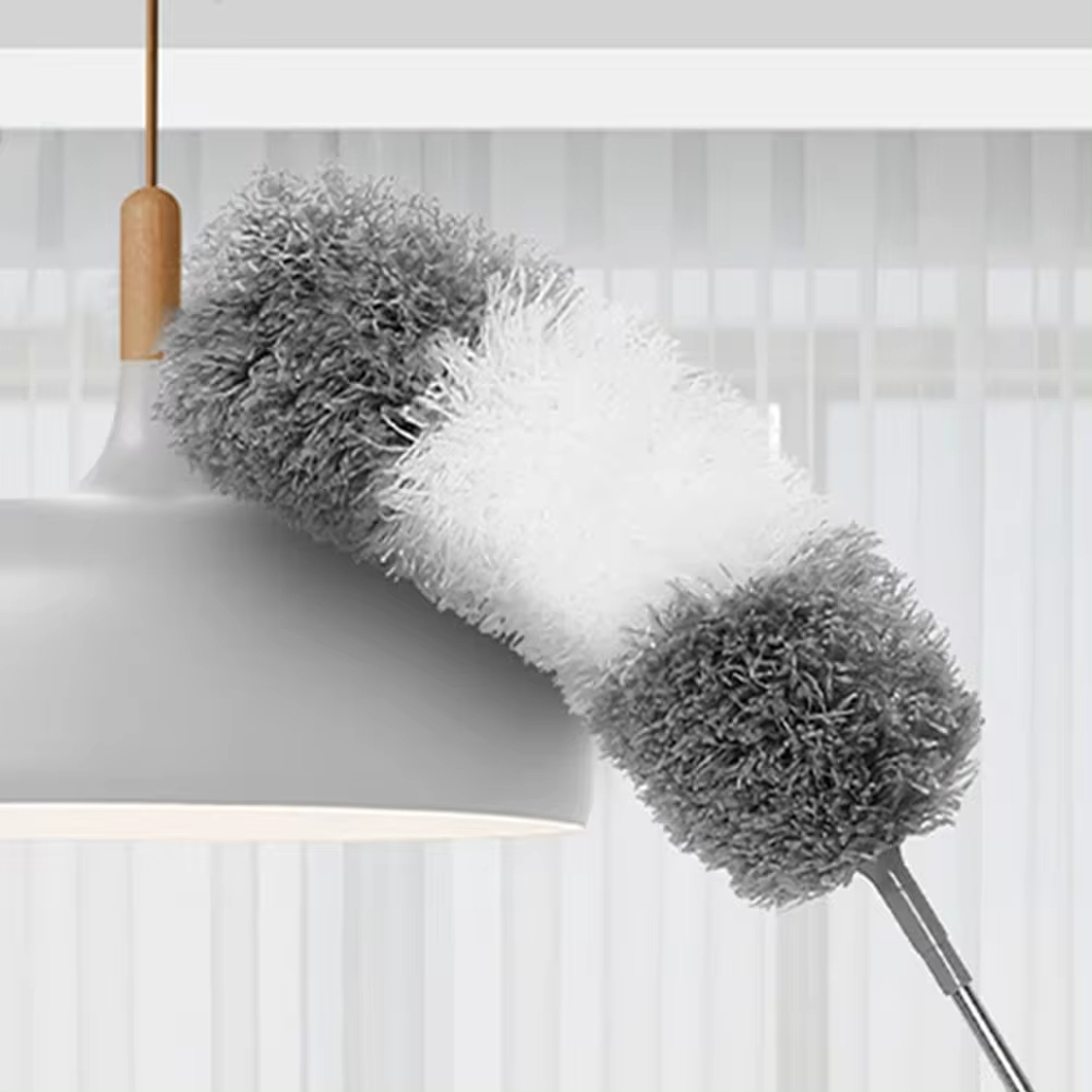 Microfiber Duster Extendable Duster Cleaner Brush Telescopic Ceiling Microfiber Brushes Bendable Dust Cleaning