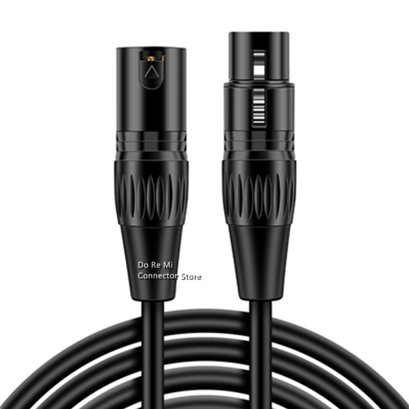 10pcs/lot Copper black gold-plated 3-pin XLR male/female plug NEUTRIK XLR Audio Balance Connector XLR Carnon