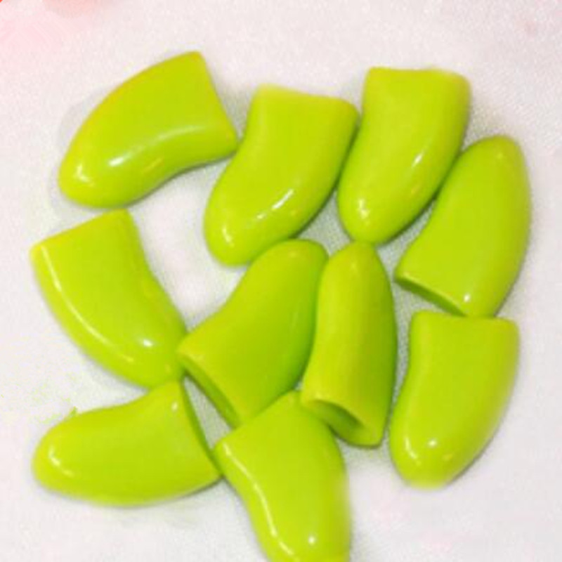 Cw009 nagelkapjes voor huisdieren, hond en kat, 20 stuks/partij, huisdier, kat, hond, nagel, vinger, verzorging, vloer, bescherming, klauwcontrole, zachte pootkapjes, maat xs, s, m, l: Groente / M