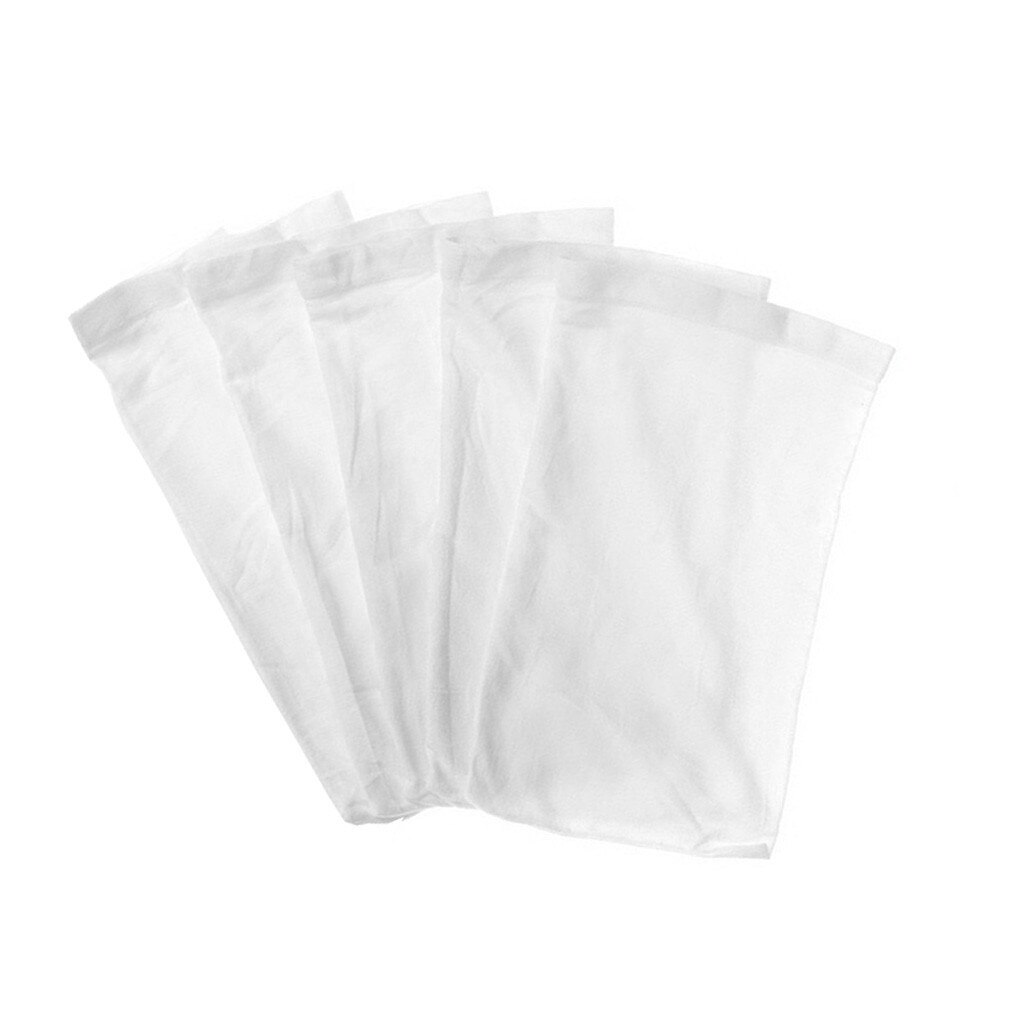 5/10/20Pc Swimming Pool Aquarium Fish Tank Filter Bag Mesh Net Sump Felt Sock Nylon Replacement White Filters Accessories Tool: A