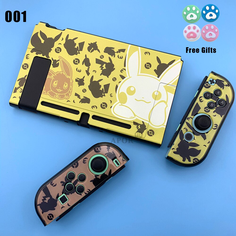 For Nintend Switch Console PC Case Protective Housing Shell Dockable Cover for Nintendo Switch Game Accessories: 001