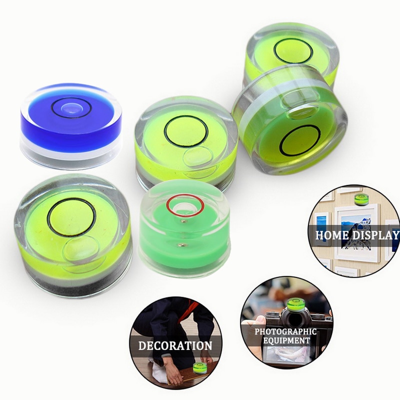 1pcs Mini Bubble Level Round Accessories For Spirit Measuring Instrument Compact Easy To Carry