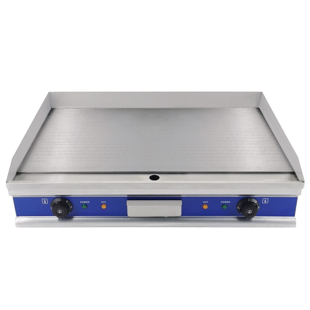 Griddle Hotplate Chip Fryer Grill Flat Pan Electric Grill Griddle For Kitchen Restaurant