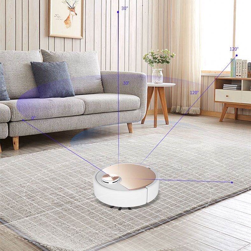 3000Pa Robot Stofzuiger Sweep En Natte Dweilen Power Zuigkracht Bluetooth App Controle Robot Stofzuiger Met 500Ml stof Tank