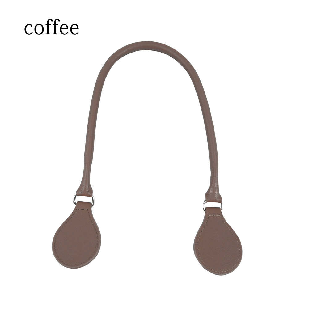 Tanqu Concise Runde Leder 1 Stück Griff mit D Schnalle Tropfen für Klassische Mini Obag Korb Eimer Stadt Chic Frauen handtasche O Tasche: coffee