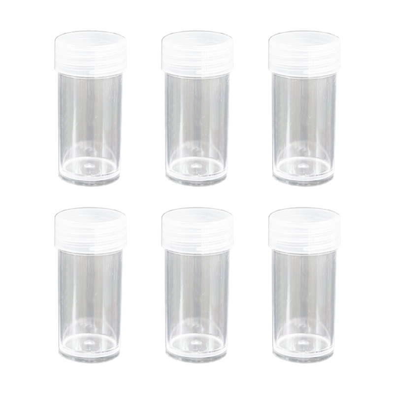 Clear Plastic Bead Storage Containers Set Jars Diamond Painting Accessory Box Transparent Bottles for DIY Diamond Transparent B: 1