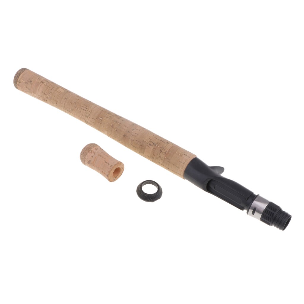Lightweight Casting Spinning Rod Handle Fishing Reel Seat + Soft Cork Handle Grip for DIY Building &amp; Repair Kit