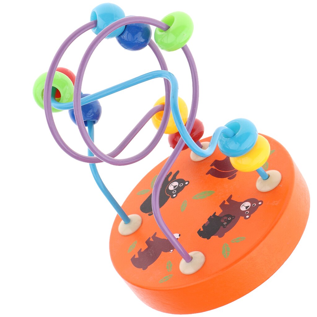 Roller Coaster Sliding Kralen, Baby Math Speelgoed Tellen Cirkel Kralen, Roller Coaster Activiteit Kubus, developmental Speelgoed Voor Baby 'S
