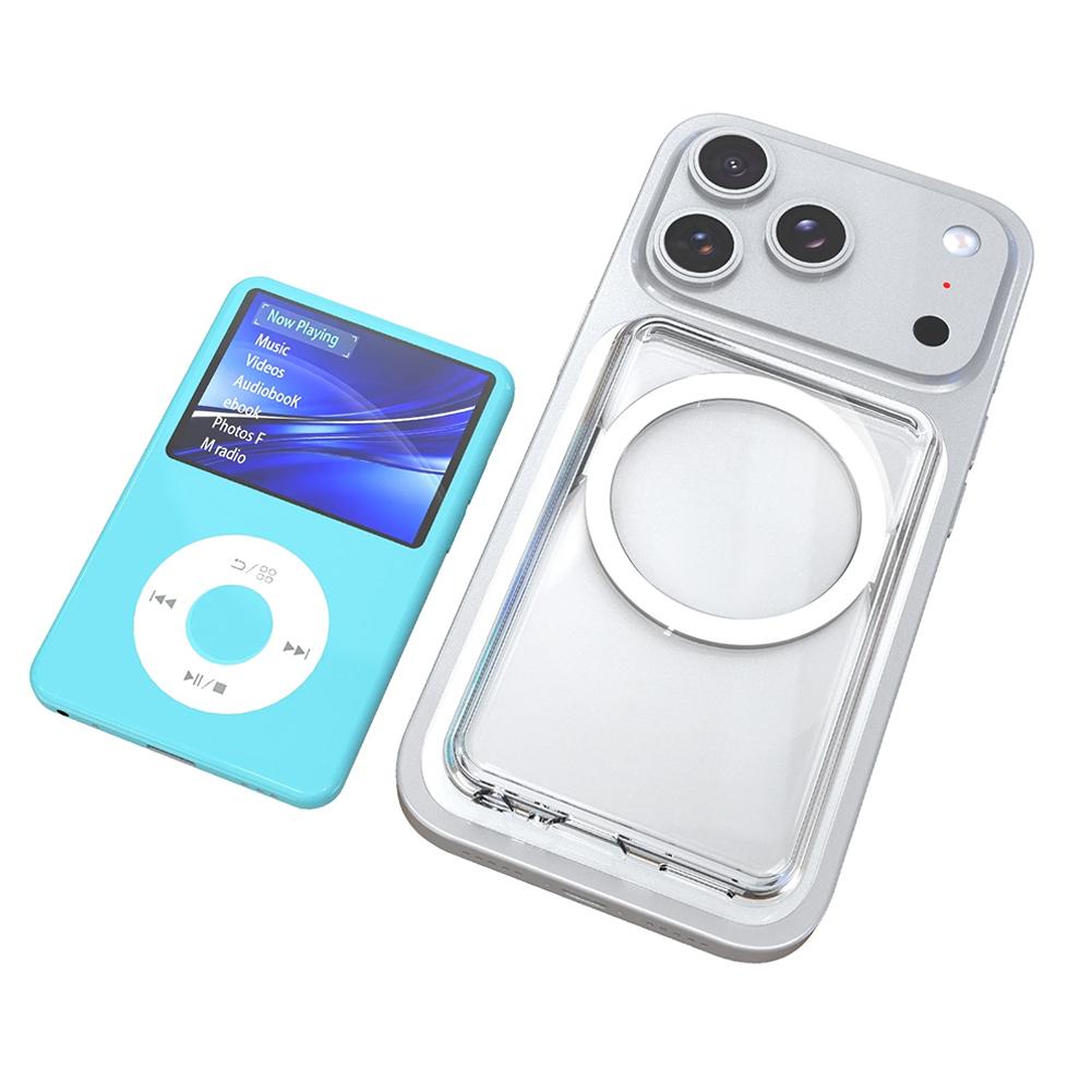 Capa Magnética TPU para INNIOASIS Y1 com Suporte Magsafe, Capa Magnética Ultrafina Transparente e Macia, Capa Portátil para MP3 Player