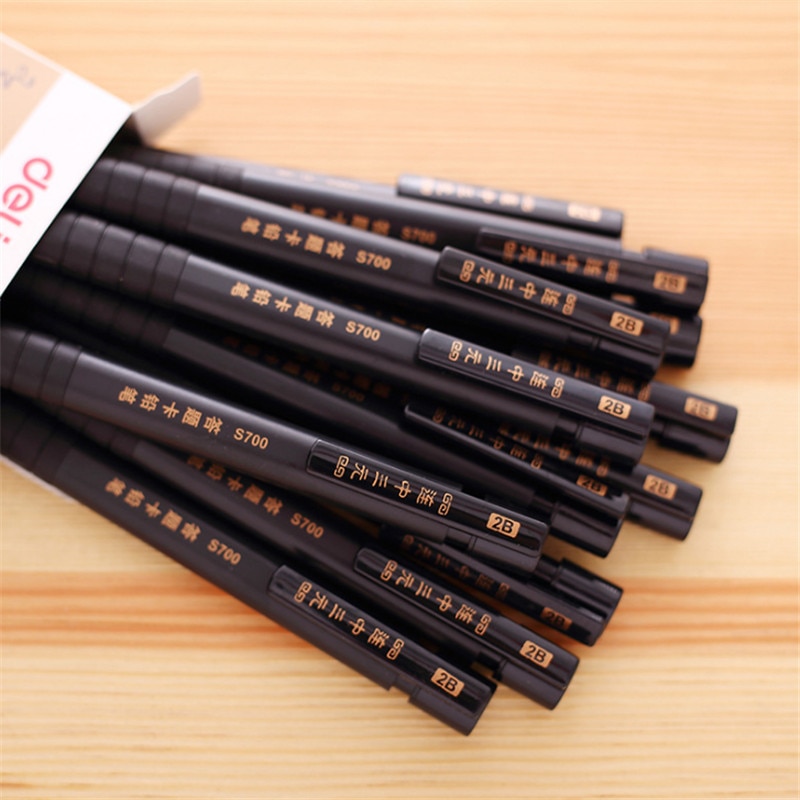 deli coated card pencil answer card pencil capable student exam 2B exam pencil S700